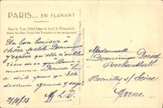 CPA Paris Sous la Tour Eiffel