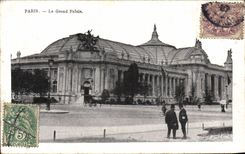 VINTAGE POSTCARD Paris the Large palace