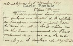 VINTAGE POSTCARD Paris the Dome of the Hotel of the Invalids