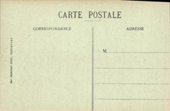 VINTAGE POSTCARD Palais of Versailles the Park Fights animals and alley of the Three Fountains