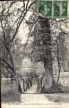 VINTAGE POSTCARD Palate of Versailles Park of Small Trianon the rustic bridge
