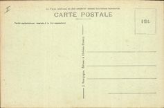 VINTAGE POSTCARD School Trawl-nets on marl National school of arts and Trades