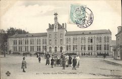 VINTAGE POSTCARD Thiers School Tours