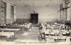 VINTAGE POSTCARD higher Elementary school a Carpentras refectory