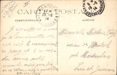 Aix de la escuela de la formación del profesorado de la POSTAL de la VENDIMIA en Provence