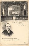 CPA Affaire Dreyfus Mr le Commandant Carriere Commissaire du gouvernement Salle du conseil de guerre de Rennes 