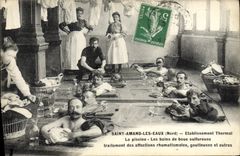 CPA Saint Amand Les Eaux Etablissement La piscine Les bains de boue sulfureuse traitement des affections rhumatismales 
