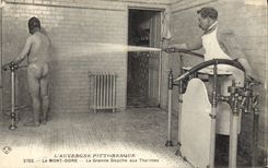 VINTAGE POSTCARD the Mount Gilds the Large Shower With the Thermal baths