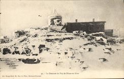 CPA Le Sommet Du Puy De Dome En Hiver