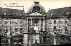 CPA Langres L'Hopital De La Charite Et I'Observatoire meteorologique