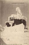 CPA L'Auvergne Pitoresque L'Observatoire Du Puy De Dome Sous La Neige