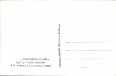 VINTAGE POSTCARD the Pyrenees Ocean the High Pyrenees the observatory