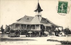VINTAGE POSTCARD Vichy the Golf Club