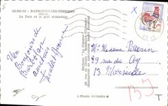 MODERN CARD Barbotan Thermal baths the Park And the Miniature golf