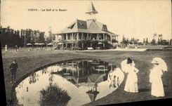 VINTAGE POSTCARD Vichy the Golf And the Basin