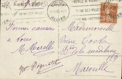 CPA Vichy Le Golf Vu Des Nouveaux Parcs