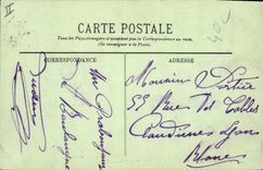 VINTAGE POSTCARD Boulogne Boat on Sea the Trunk at sea