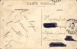 VINTAGE POSTCARD Boat Rouen Steamer quays of the Transporter