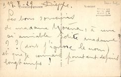 CPA Bateau Paquebot Dieppe Embarquement du bateau d'Angleterre