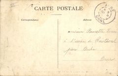 VINTAGE POSTCARD Boat dimensions of the Crossed English Channel mouvementee