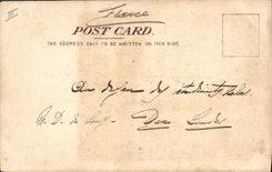 VINTAGE POSTCARD Boat Steamer Pacific Line Liverpool to South America