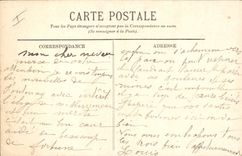 VINTAGE POSTCARD Boat At sea Sailing