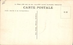 VINTAGE POSTCARD Boat Bordeaux Steamer Left the docks