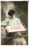 CPA Fantaisie Prenom Marie