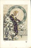 CPA Fantaisie Prenom Marie
