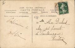 CPA Fantaisie Prenom Alice