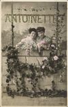 CPA Fantaisie Prenom Antoinette