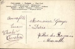 VINTAGE POSTCARD Fantasy First name Charles