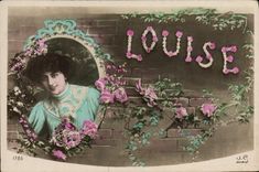 CPA Fantaisie Prenom Louise