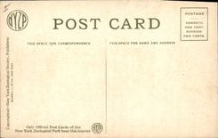 VINTAGE POSTCARD Zoo Concourse Fan-in New York zoological park