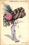 CPA Fantaisie Illustrateur Femme Les chichis de la femme Mode 1909 1910 Coiffe Coiffeur