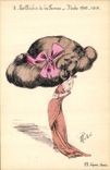 CPA Fantaisie Illustrateur Femme Les chichis de la femme Mode 1909 1910 Coiffe Coiffeur