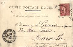 CPA Fantaisie Illustrateur Casimir Raymond Cannes et l'Ile Sainte Marguerite