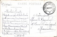 VINTAGE POSTCARD Holy Militaria Die before the German occupation Prisoners in front of the town hall