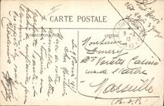 CPA Militaria Convoi de prisonniers allemands 
