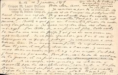 VINTAGE POSTCARD Militaria Gruppe III Lager Dulmen