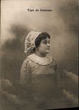 CPA Folklore Type de Catalane 