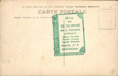 CPA Folklore Catalan buvant a la regalade 