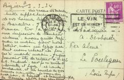 CPA Folklore Une catalane 