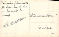 MODERN CARD Cinema Jack Carson Pipe Tobacco