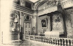 VINTAGE POSTCARD Versailles Palais Of Room has to sleep Of Louis XIV