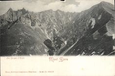 VINTAGE POSTCARD Mont Gilds the throats of hell