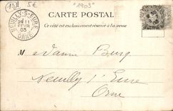 Camino de Marsella de la POSTAL de la VENDIMIA de la cornisa