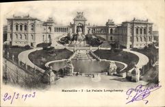 CPA Marseille Le Palais Longchamp