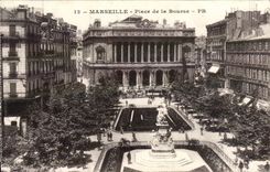 CPA Marseille Place De La Bourse