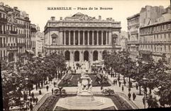 CPA Marseille Place De La Bourse